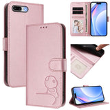 Litter Panda Embossing RFID Leather Phone Case with Lanyard