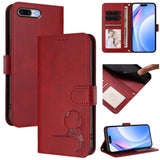 Litter Panda Embossing RFID Leather Phone Case with Lanyard