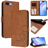Litter Panda Embossing RFID Leather Phone Case with Lanyard