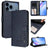 Litter Panda Embossing RFID Leather Phone Case with Lanyard
