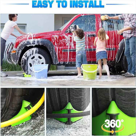 Car Wash Tire Tube Anti-Pinch Tools Tire Hose Roller, Random Color Delivery