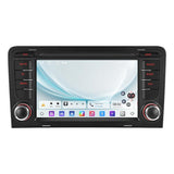 Para Audi A3 8P 2003-2012 Android 15 7 pulgadas Smart Central Control Car GPS Navigator Car MP5 Player, Estándar + AHD + Micrófono, Estándar