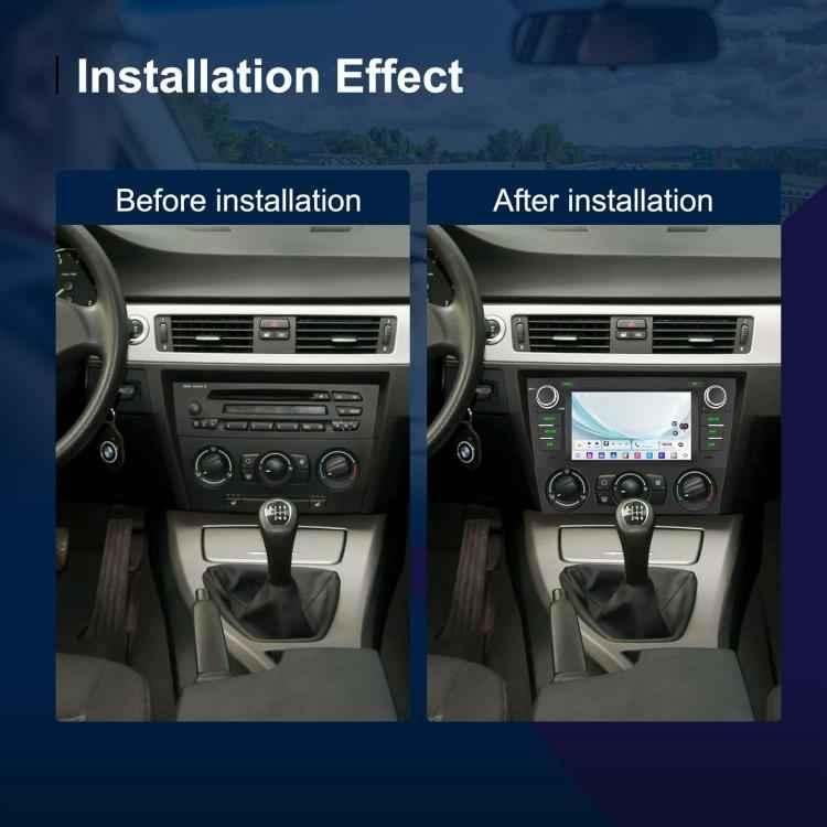 For BMW 3 Series E90 Android 15 7 inch Car CarPlay Car Navigation Reversing Image Integrated Machine, Standard, Standard+AHD+Microphone