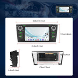 Para BMW Serie 3 E90 Android 15 7 pulgadas CarPlay Car Navigation Reversing Image Integrated Machine, Standard, Standard+AHD+Microphone