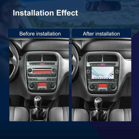 For Fiat Punto 2005-2009 Android 15 7 inch 2G+64G Car Central Control Audio Video Navigation, Standard, Standard+AHD+Microphone