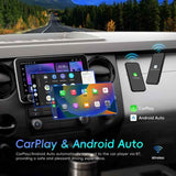 10.36 inch Screen Android 15 Car CarPlay Navigation Integrated Machine with Dual Knob, Standard, Standard+AHD+Microphone