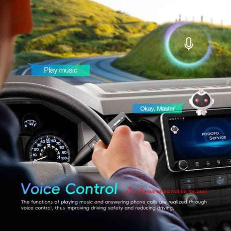 10.36 inch Screen Android 15 Car CarPlay Navigation Integrated Machine with Dual Knob, Standard, Standard+AHD+Microphone