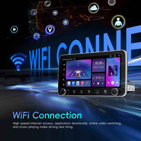 10.36 inch Screen Android 15 Car CarPlay Navigation Integrated Machine with Dual Knob, Standard, Standard+AHD+Microphone