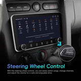 10.36 inch Screen Android 15 Car CarPlay Navigation Integrated Machine with Dual Knob, Standard, Standard+AHD+Microphone