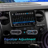 10.36 inch Screen Android 15 Car CarPlay Navigation Integrated Machine with Dual Knob, Standard, Standard+AHD+Microphone