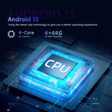 10 inch Screen Android 15 Car Navigation Audio Video Integrated Machine, Standard, Standard+AHD+Microphone