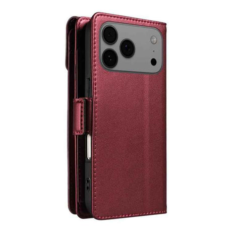 Multi Card Wallet Leather Phone Case with Strap