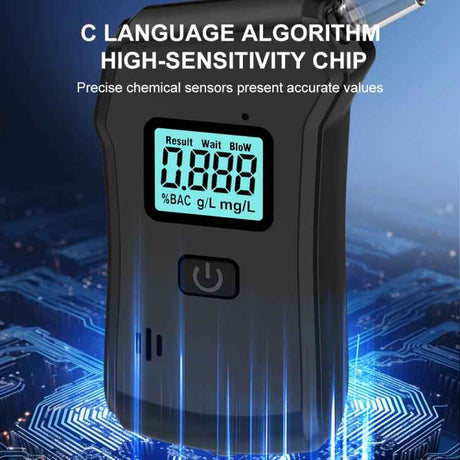 Home Digital Display Blow-type Alcohol Tester Alcohol Detector, 1101