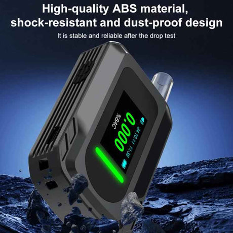 D2000 HD IPS Screen Portable Blow-Type High-Precision Alcohol Content Tester, D2000
