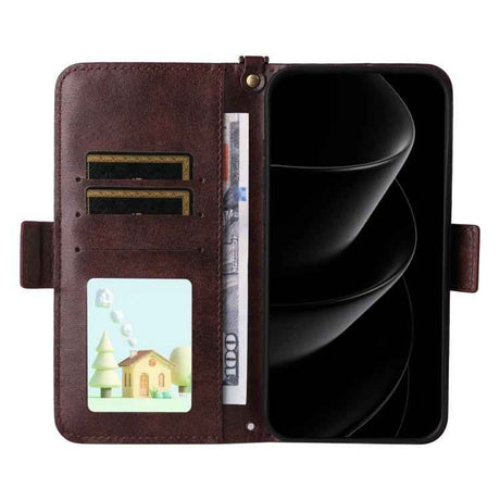 Multi-card Slots Crossbody Cowhide Leather Phone Case
