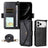 Multi-card Slots Crossbody Cowhide Leather Phone Case