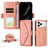 Multi-card Slots Crossbody Cowhide Leather Phone Case