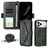 Multi-card Slots Crossbody Cowhide Leather Phone Case