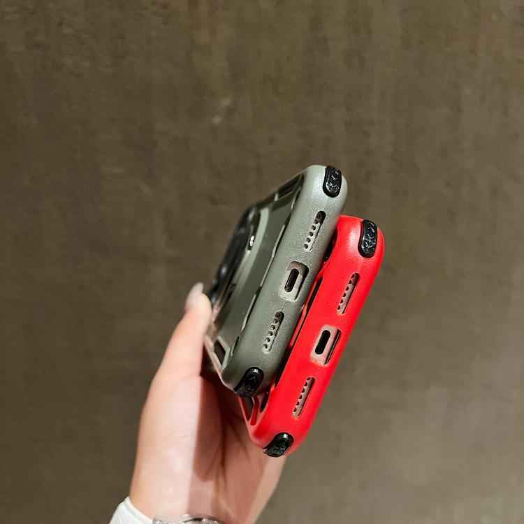 Three-core Mecha 360 Degree Rotation Magnetic Holder Phone Case