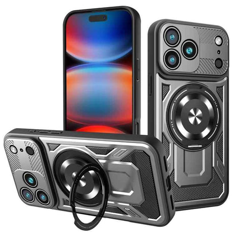 Armor Rotating Holder MagSafe Phone Case