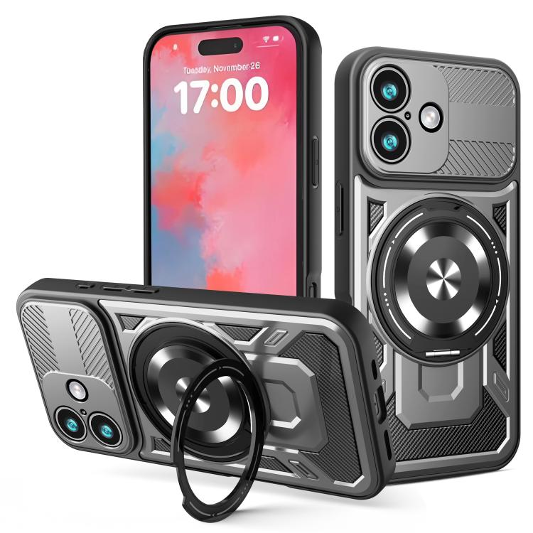 Armor Rotating Holder MagSafe Phone Case