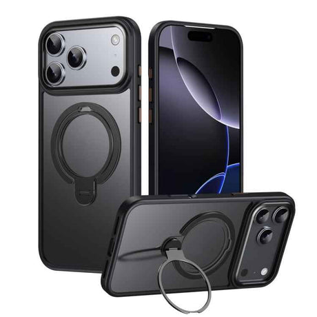 Double Ring MagSafe Magnetic Holder Phone Case