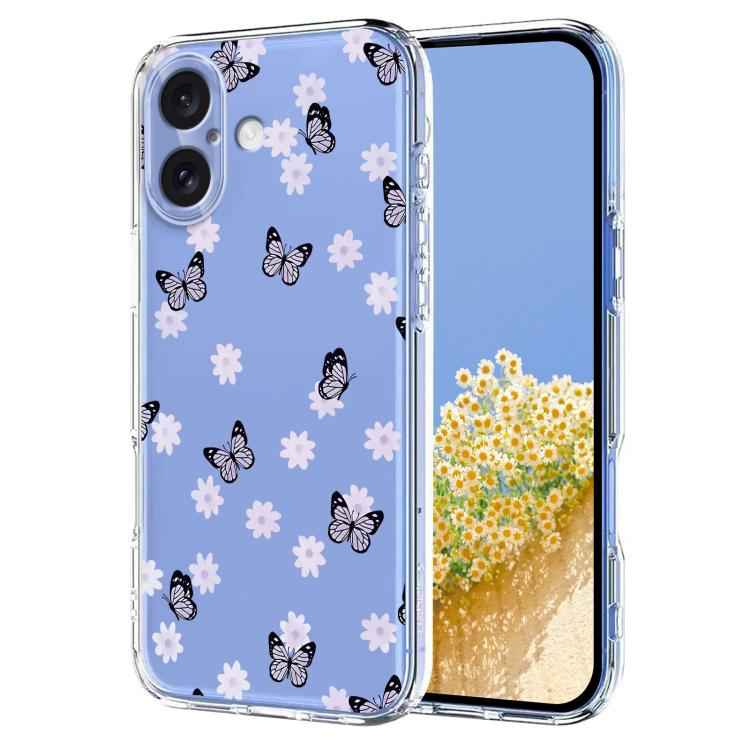 Flower Pattern Painted TPU Phone Case