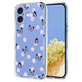 Flower Pattern Painted TPU Phone Case
