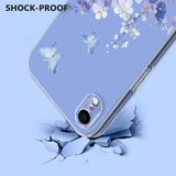 Flower Pattern Painted TPU Phone Case