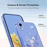 Flower Pattern Painted TPU Phone Case