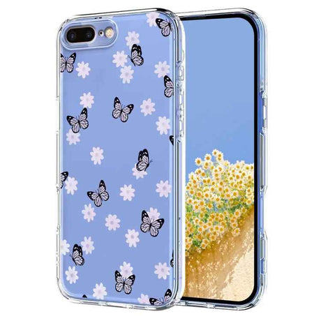Flower Pattern Painted TPU Phone Case