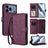 Butterfly Love Flower Multi-card Zipper Wallet Leather Phone Case
