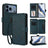 Butterfly Love Flower Multi-card Zipper Wallet Leather Phone Case