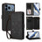 Butterfly Love Flower Multi-card Zipper Wallet Leather Phone Case