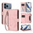 Butterfly Love Flower Multi-card Zipper Wallet Leather Phone Case