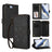 Butterfly Love Flower Multi-card Zipper Wallet Leather Phone Case