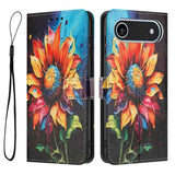 Color Drawing Pattern Leather Phone Case
