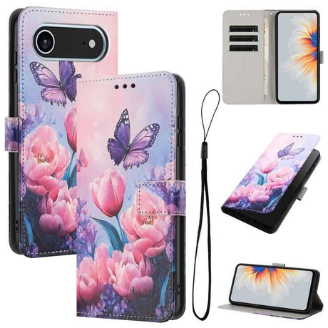 Color Drawing Pattern Leather Phone Case
