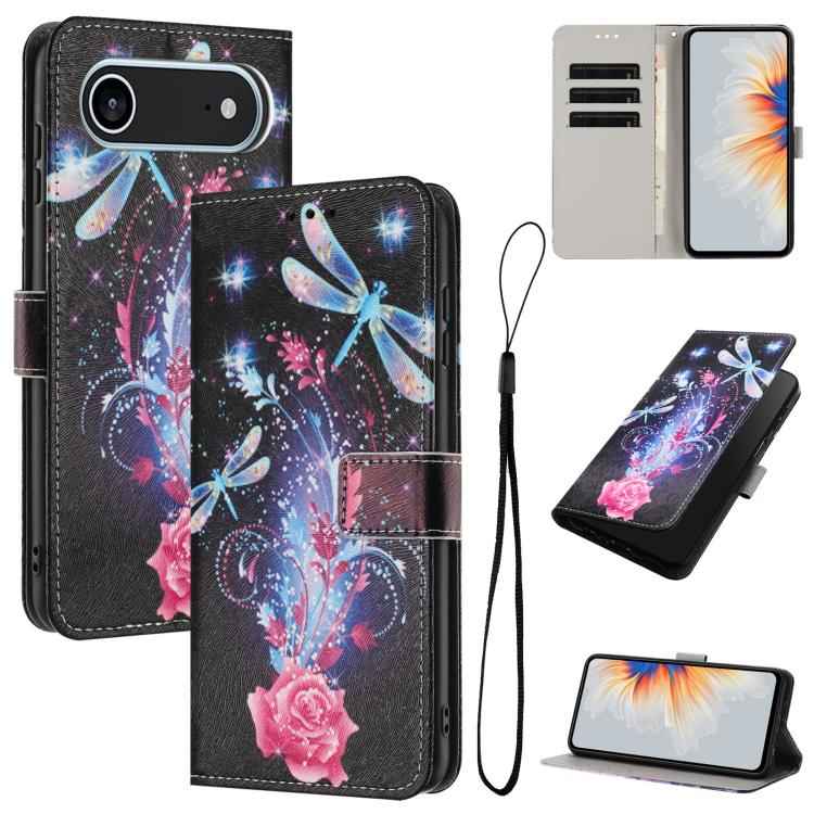 Color Drawing Pattern Leather Phone Case