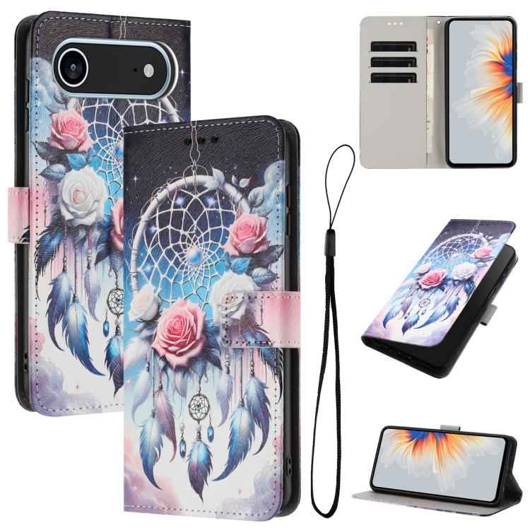 Color Drawing Pattern Leather Phone Case
