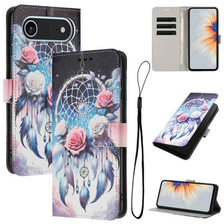 Color Drawing Pattern Leather Phone Case