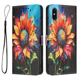 Color Drawing Pattern Leather Phone Case