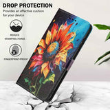 Color Drawing Pattern Leather Phone Case