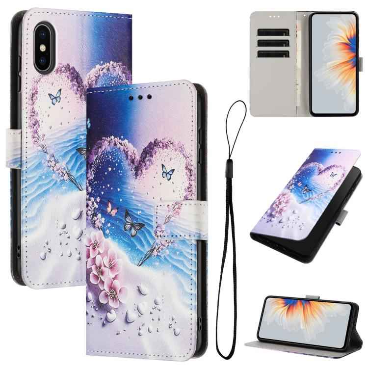 Color Drawing Pattern Leather Phone Case