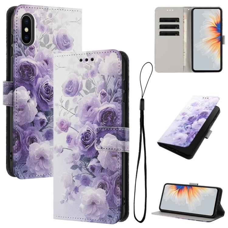 Color Drawing Pattern Leather Phone Case