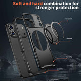 Metal 360 Degree Rotation Holder MagSafe Phone Case