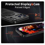 Metal 360 Degree Rotation Holder MagSafe Phone Case