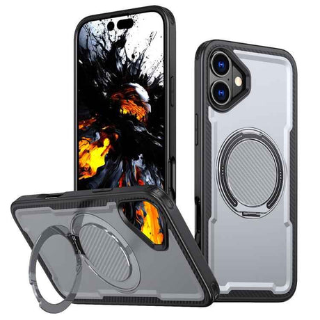 Metal 360 Degree Rotation Holder MagSafe Phone Case