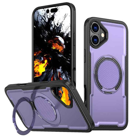 Metal 360 Degree Rotation Holder MagSafe Phone Case