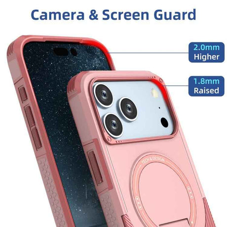 Armor Magsafe Holder PC Hybrid TPU Phone Case